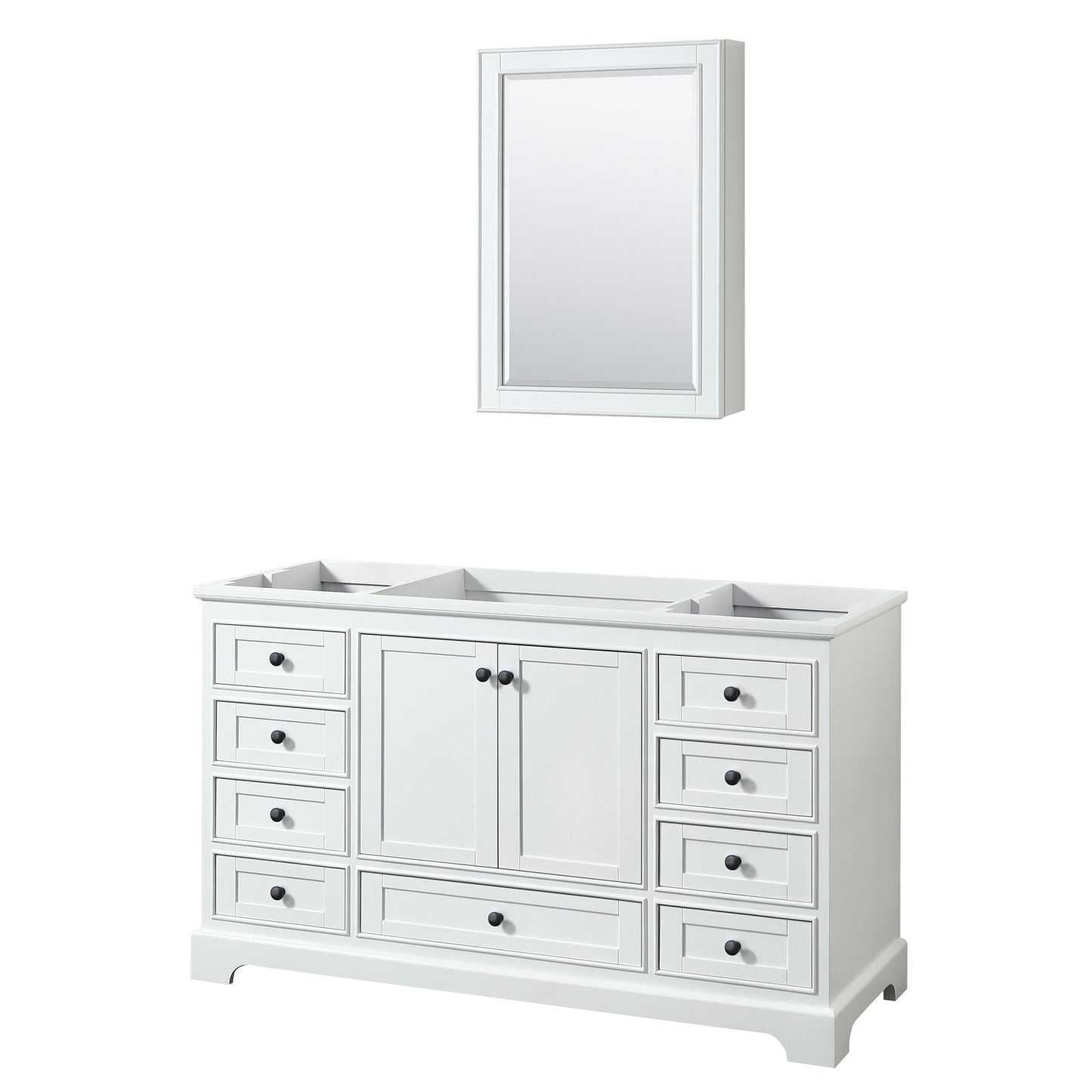 Deborah Single Bathroom Vanity - 59.25W x 34.25H x 21.5D