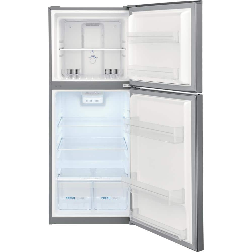 24"W 11.6Cuft Fridge Stainless Steel