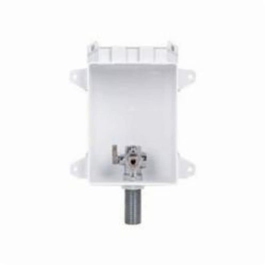 OxBox™ Ice Maker Outlet Box, 1/2 in, PEX F1960 Grip™ x 1/4 in Comp Outlet, ABS