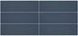 Stencil Indigo Rectangle, Linear 4X12 Matte