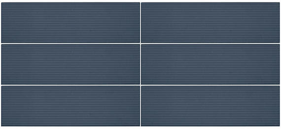 Stencil Indigo Rectangle 4X12 Matte