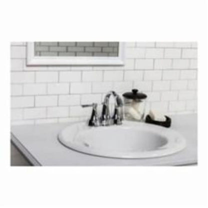 Maxwell® Top Mount Lavatory Sink, ADA, 21 x 17-7/8 x 8-1/2 in, Vitreous China, White