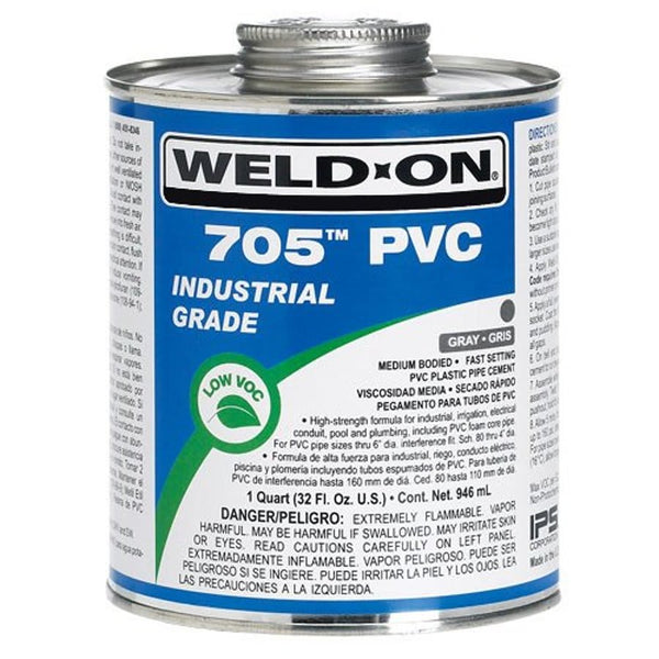 705™ Medium Body Cement, 1 qt, Clear, For PVC