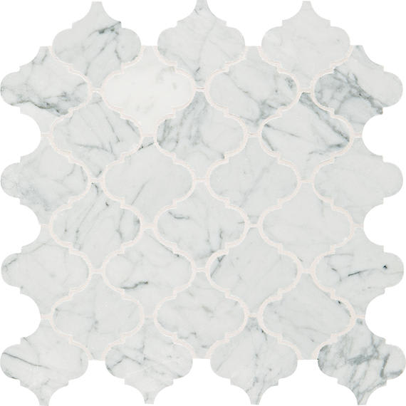 Marble Carrara White Hexagon 6X6 Polished