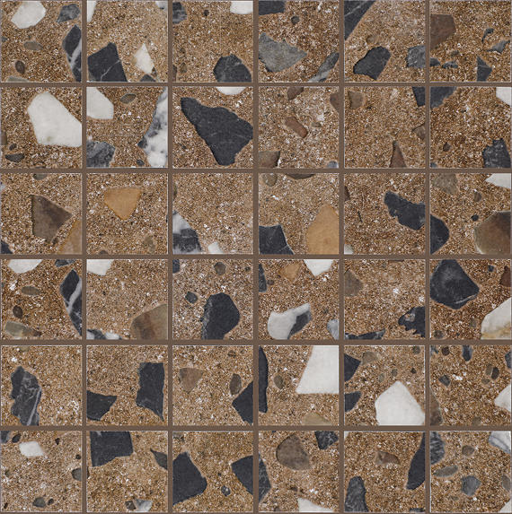 Curation Clay Square, Splatter 24X24 Polished