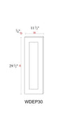 Wall Decorative End Panel - 11 1/2"W * 29- 1/2"H * 3/4"D