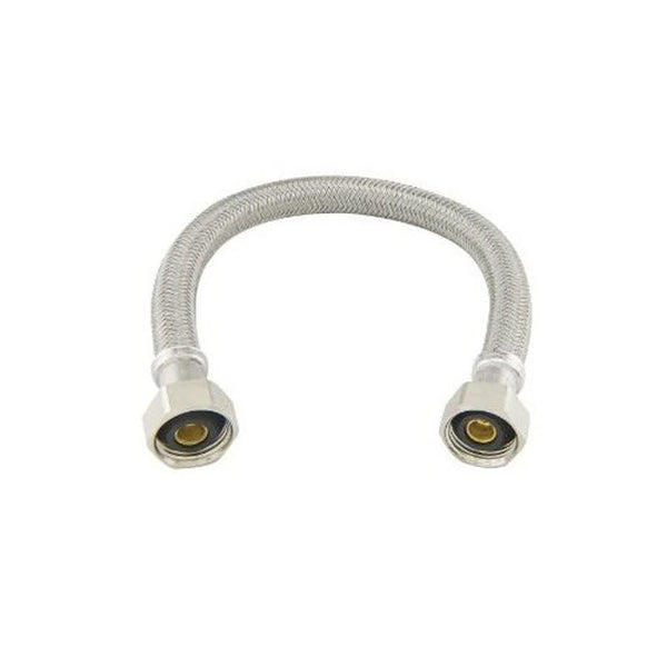 Flexible Water Supply, 1/2 in, FNPT, 36 in L, Braided Polymer