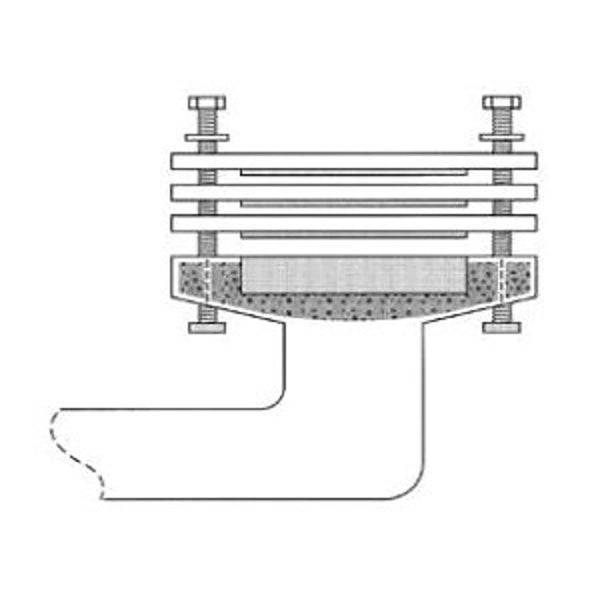 Closet Flange Extension Kit With Closet Bolts, Nuts and Washers