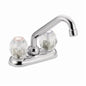 Chateau® Laundry Faucet, Deck Mount, ADA, Knob Handle, Polished Chrome
