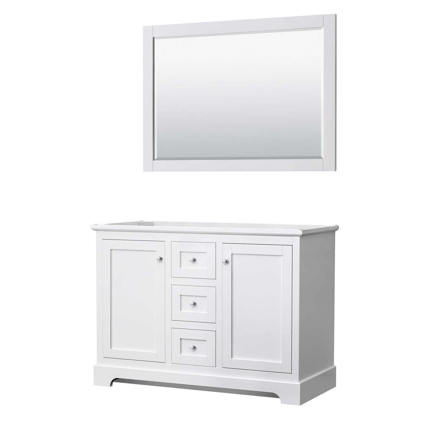 Avery Double Bathroom Vanity - 47.25W x 34.25H x 21.75D