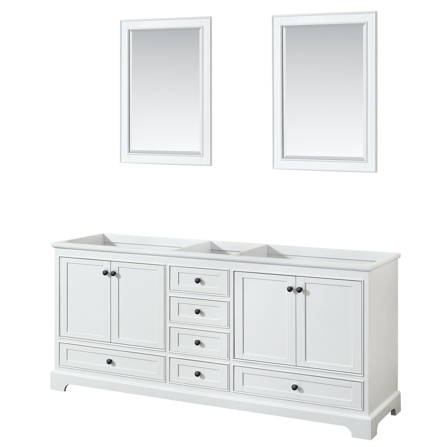 Deborah Double Bathroom Vanity - 79W x 34.25H x 21.63D