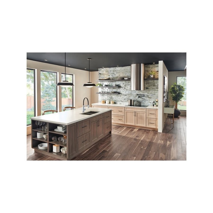 Pot Filler Faucet, Wall Mount, ADA, 2 Lever Handle, 1-Hole, Matte Black