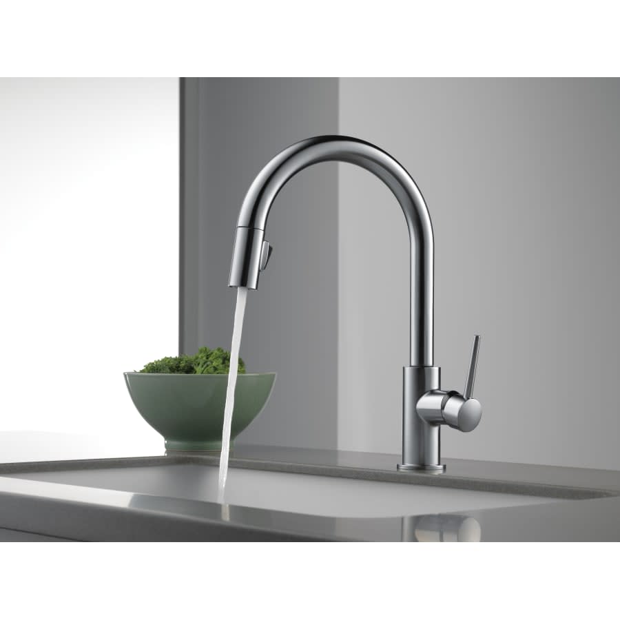 Trinsic Pull-Down Kitchen Faucet with Magnetic Docking Spray Head - Includes Lifetime Warranty