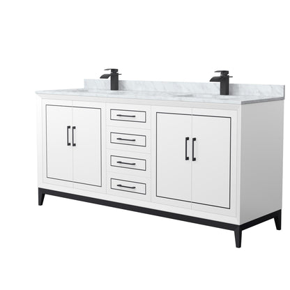 Marlena Double Bathroom Vanity - 72W x 35.25H x 22D