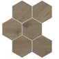 Sleigh Creek Wagon Hexagon 8X9 Matte
