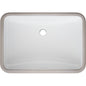 Norris 22-13/16" Rectangular Vitreous China Undermount Bathroom Sink with Overflow