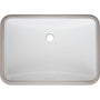 Norris 22-13/16" Rectangular Vitreous China Undermount Bathroom Sink with Overflow