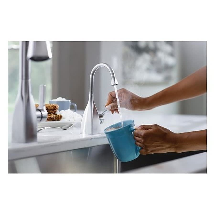 Transitional Water Dispenser, Lever Handle, Stainless Steel