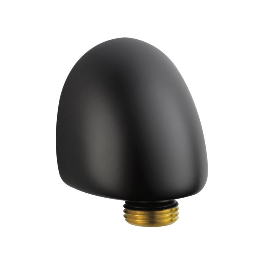 Wall Elbow, 1/2 in, FNPT, Brass, Matte Black