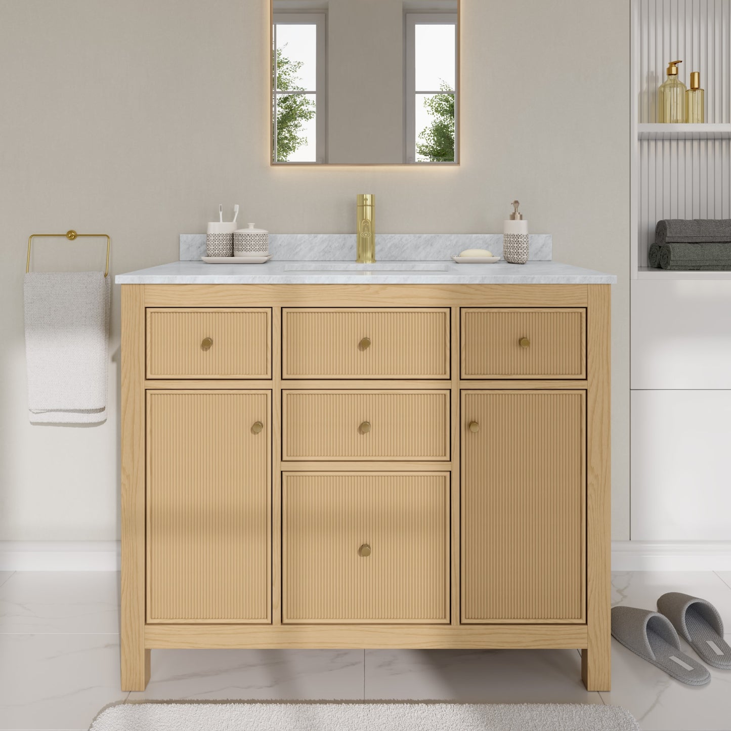 Pendry Single Bathroom Vanity - 42W x 35H x 22D
