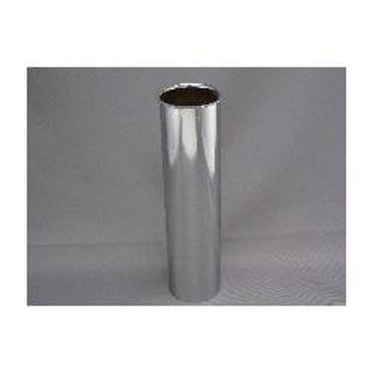 Tubular Tailpiece, 1-1/4 in, Tube x Flange, 22 ga, Chrome