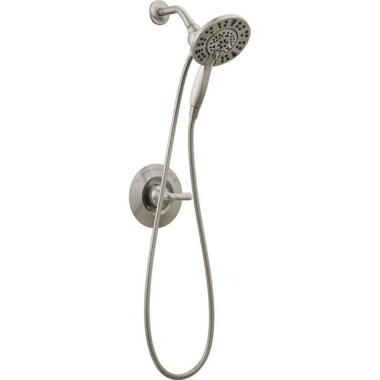 Arvo In2ition 2-in-1 Rough-in Valve Included Single-Handle 4-Spray Shower Faucet 1.75 GPM in Spotshield Brushed Nickel