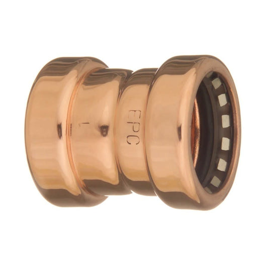 Coupling, 3/4 in, Push, Copper
