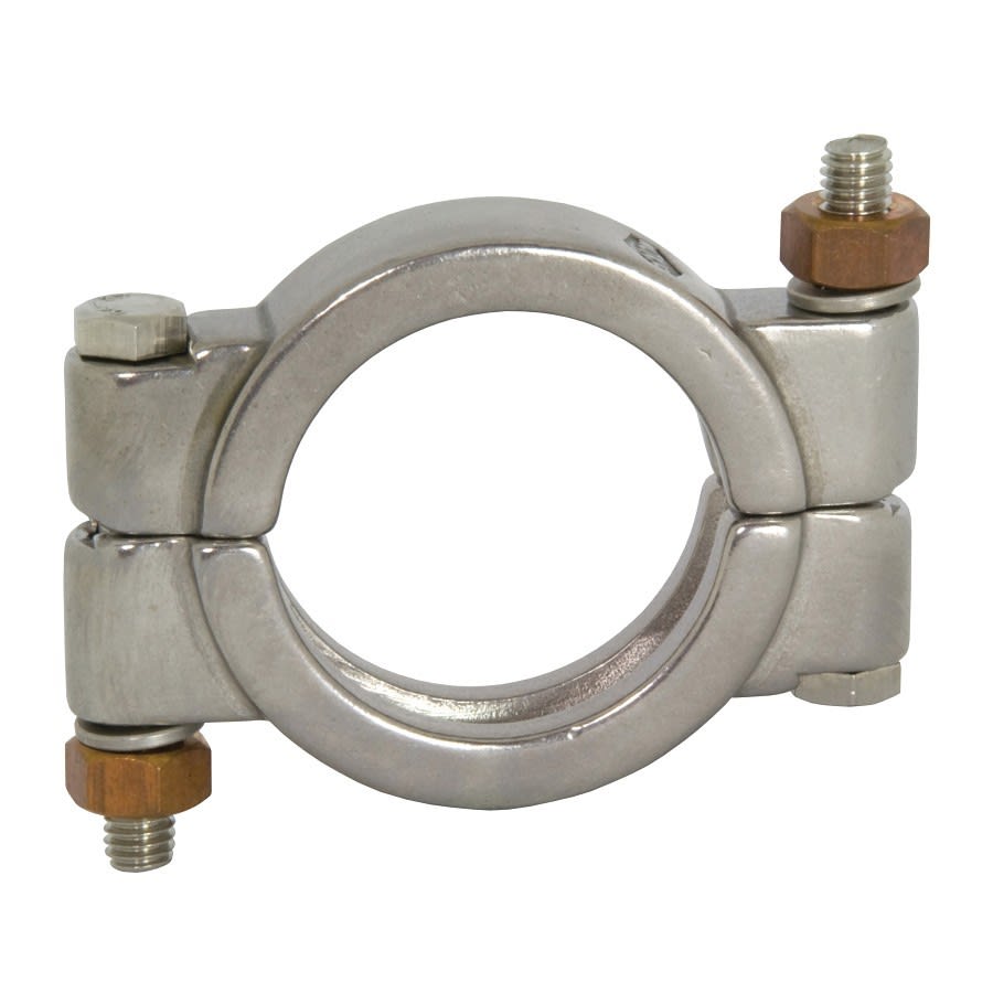 High Pressure Clamp, 1 & 1-1/2 in, 304/304L Stainless Steel