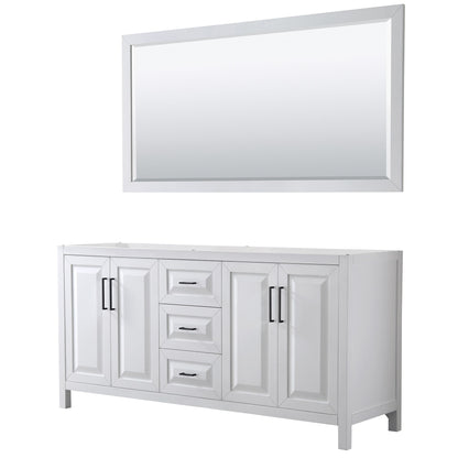 Daria Double Bathroom Vanity - 71W x 35H x 21.5D