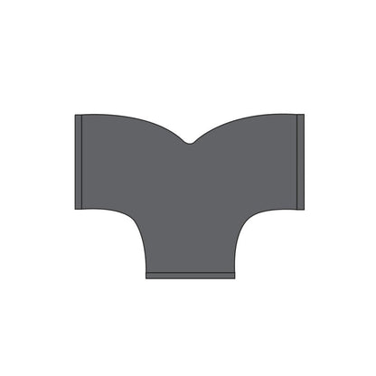 Double 1/4 Bend, 2 in, No Hub, Cast Iron