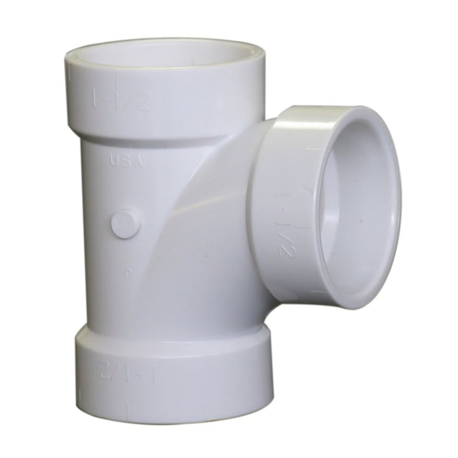 Sanitary Tee, 8 in, Hub, DWV, PVC