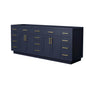 Beckett Double Bathroom Vanity with Toe Kick - 83W x 34.25H x 21.5D