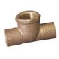 Tee, 3/4 in, C x C x FNPT, Copper