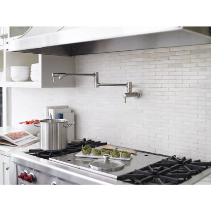 Talis C Wall Mounted Double-Jointed Pot Filler - Includes Lifetime Warranty