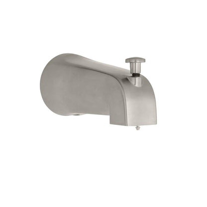 Constructor Single-Handle 1-Spray Tub and Shower Faucet in Brushed Nickel (Valve Included)