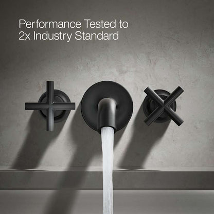 Purist Deck or Wall Mounted Cross Handles for Tub Faucet