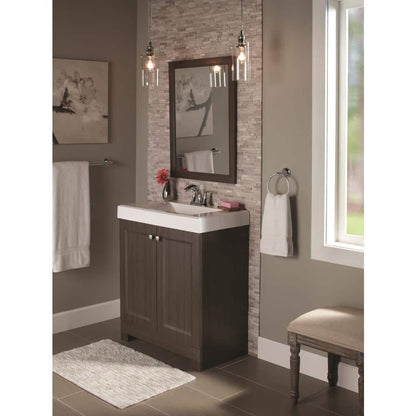 Shaila 24 in. W x 31 in. H Rectangular Framed Vertical/Horizontal Mounted Wall Bathroom Vanity Mirror in Silverleaf