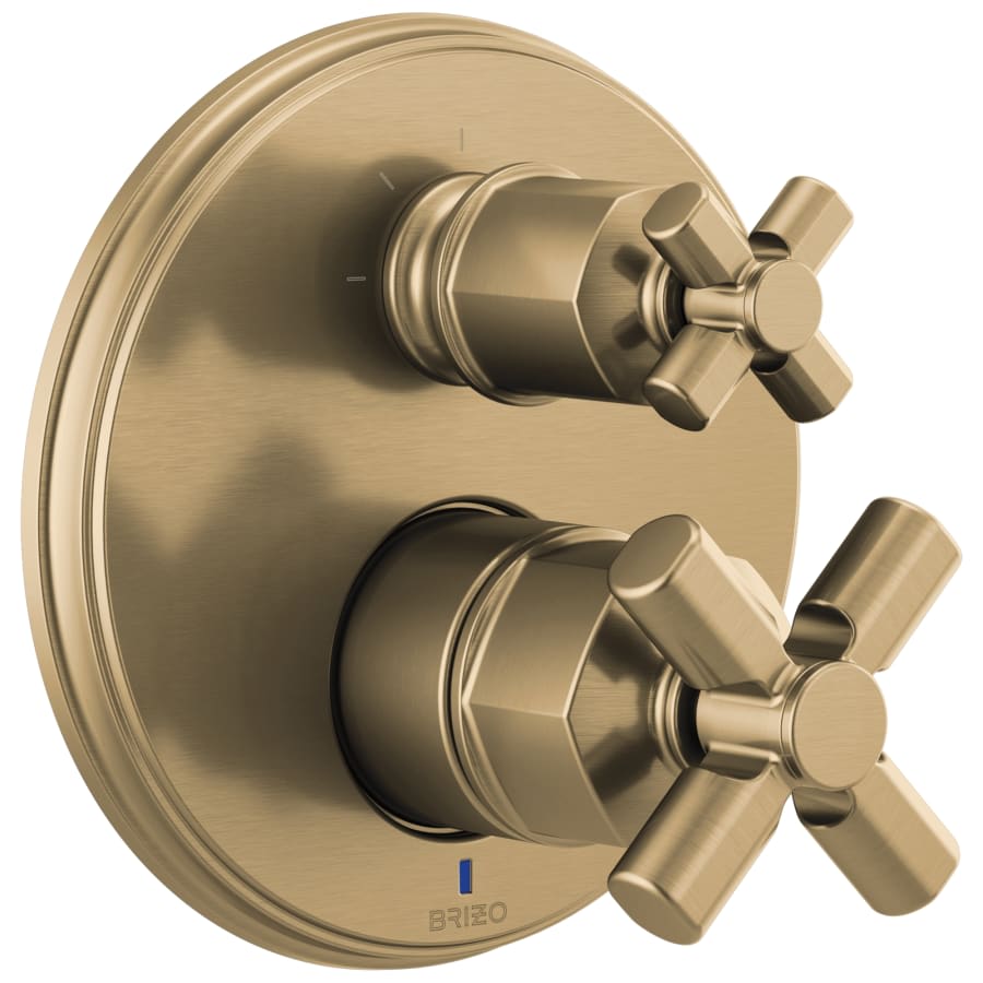 Invari Pressure Balanced Valve Trim with Integrated 3 Function Diverter for Two Shower Applications - Less Rough-In and Handles