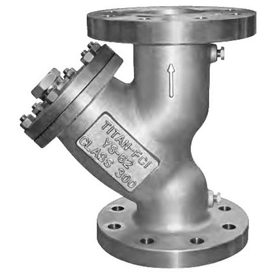 Strainer, 3 in, Flange, Carbon Steel