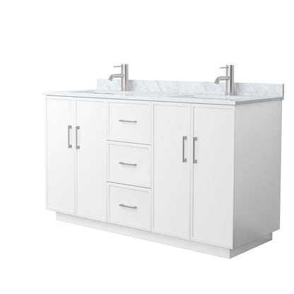 Elan Double Bathroom Vanity with Toe Kick - 60W x 35H x 22D