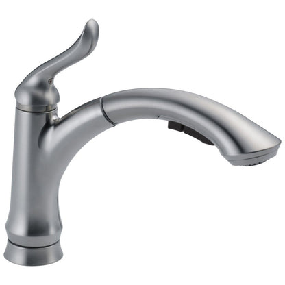 Linden™ Kitchen Faucet, Deck Mount, ADA, 1 Lever Handle, 1 or 3-Hole, Arctic Stainless