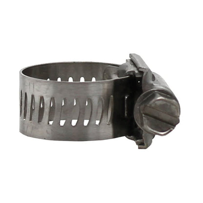 87 Series Hose Clamp, 7/16 to 25/32 in, Clamping, #6 Trade, 301 Stainless Steel Band, 305 Stainless Steel Bolt