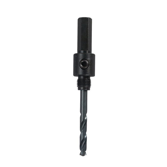 Standard Hole Saw Arbor, 1/2 in, 1/4 in, Pilot Drill, Steel