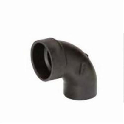DWV Street 90 deg Elbow, 1-1/2 in, Spigot x Hub, ABS