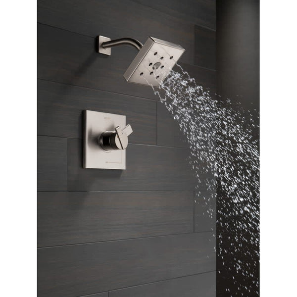 Ara Monitor 17 Series Dual Function Pressure Balanced Shower Only with Integrated Volume Control - Less Rough-In Valve