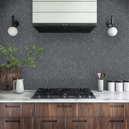 Moroccan Concrete Blue Gray Hexagon 1.5X1.5 Matte