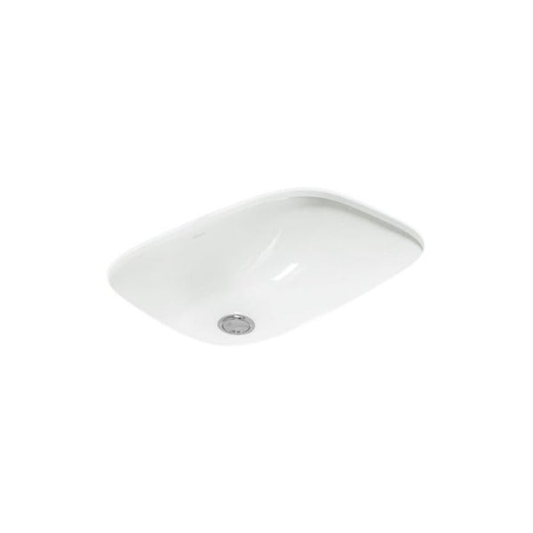 Stinson® Under Mount Lavatory Sink, ADA, 20 x 14 x 10 in, Vitreous China, White