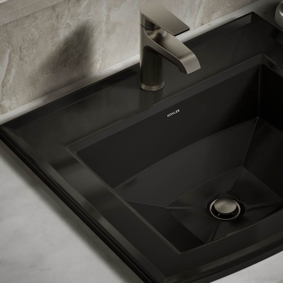 Archer 22-5/8" Drop In Bathroom Sink with 1 Hole Drilled and Overflow