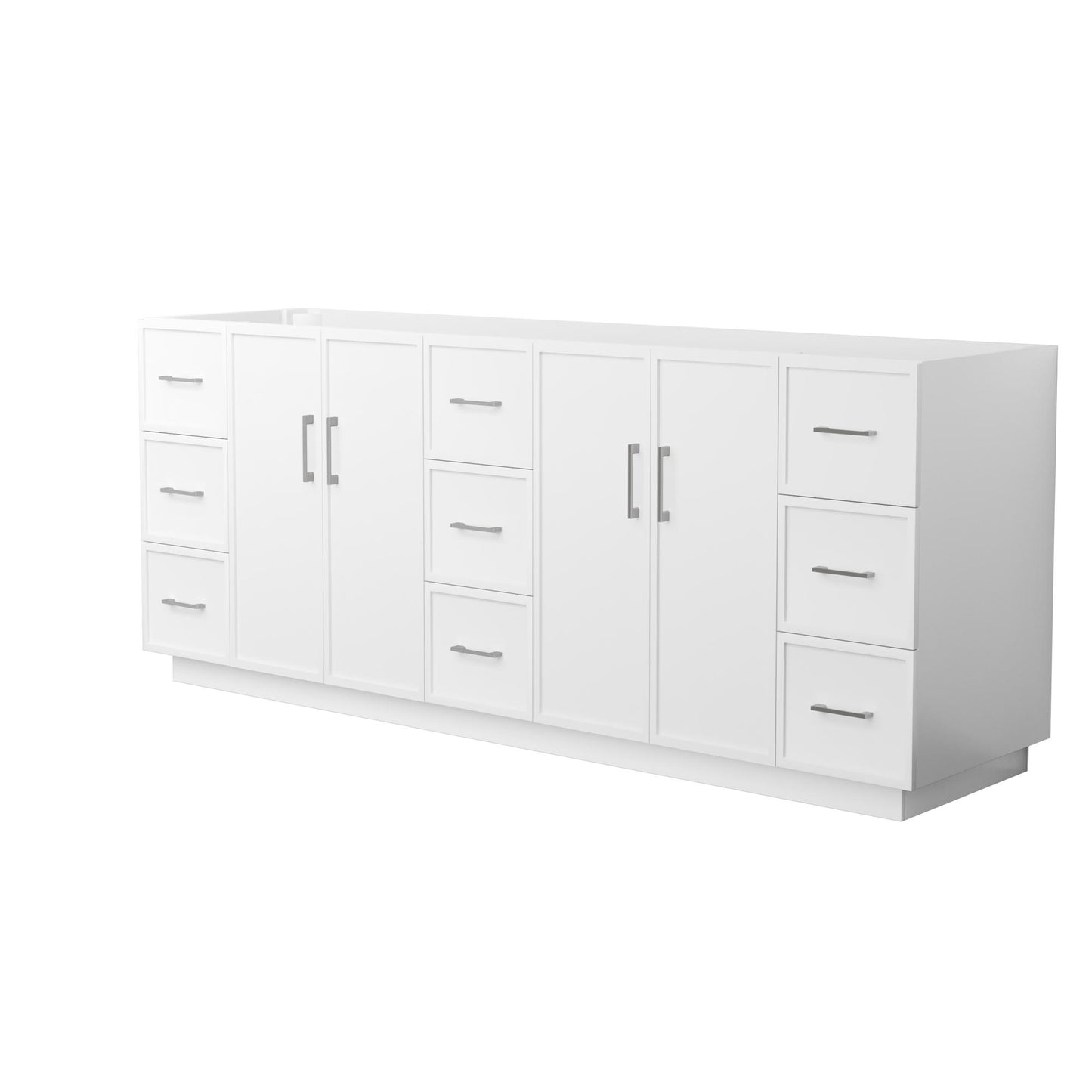 Elan Double Bathroom Vanity with Toe Kick - 83W x 34.25H x 21.5D