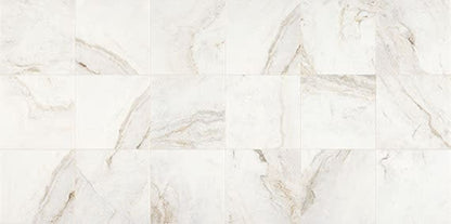 Marble Daphne White Rectangle 12X24 Polished